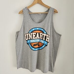 Unearth Tank Top Extra Large Boston Metalcore Band Hardcore Metal